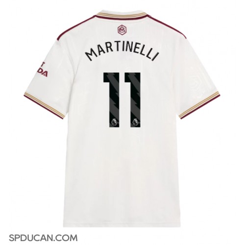 Muški Nogometni Dres Arsenal Gabriel Martinelli #11 Rezervni 2025-26 Kratak Rukav